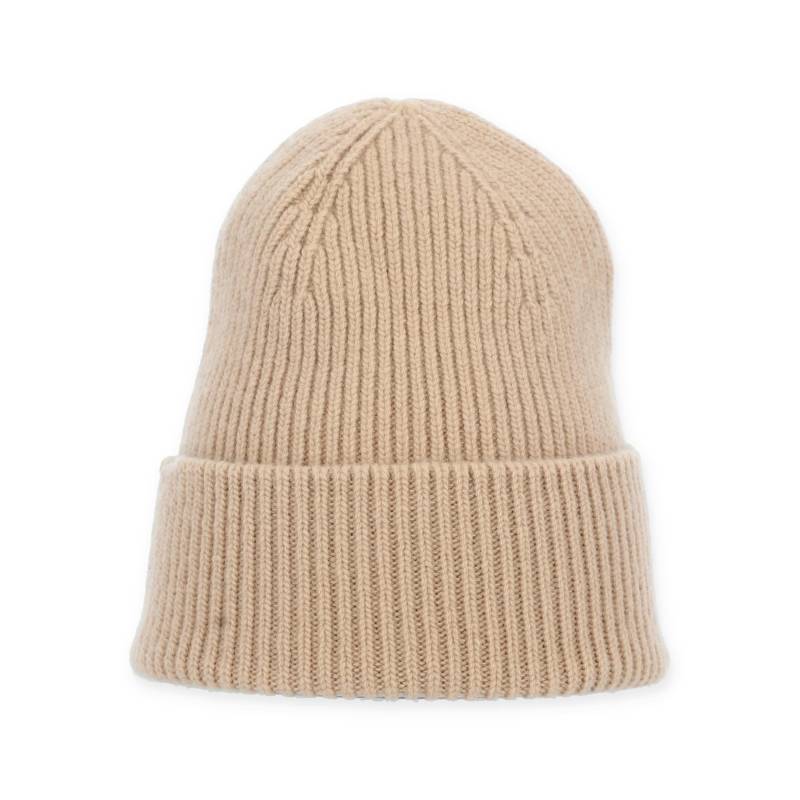 Halsüberkopf Accessoires - Mütze modische Rippe Umschlag camel - Gr. - OS von Halsüberkopf Accessoires