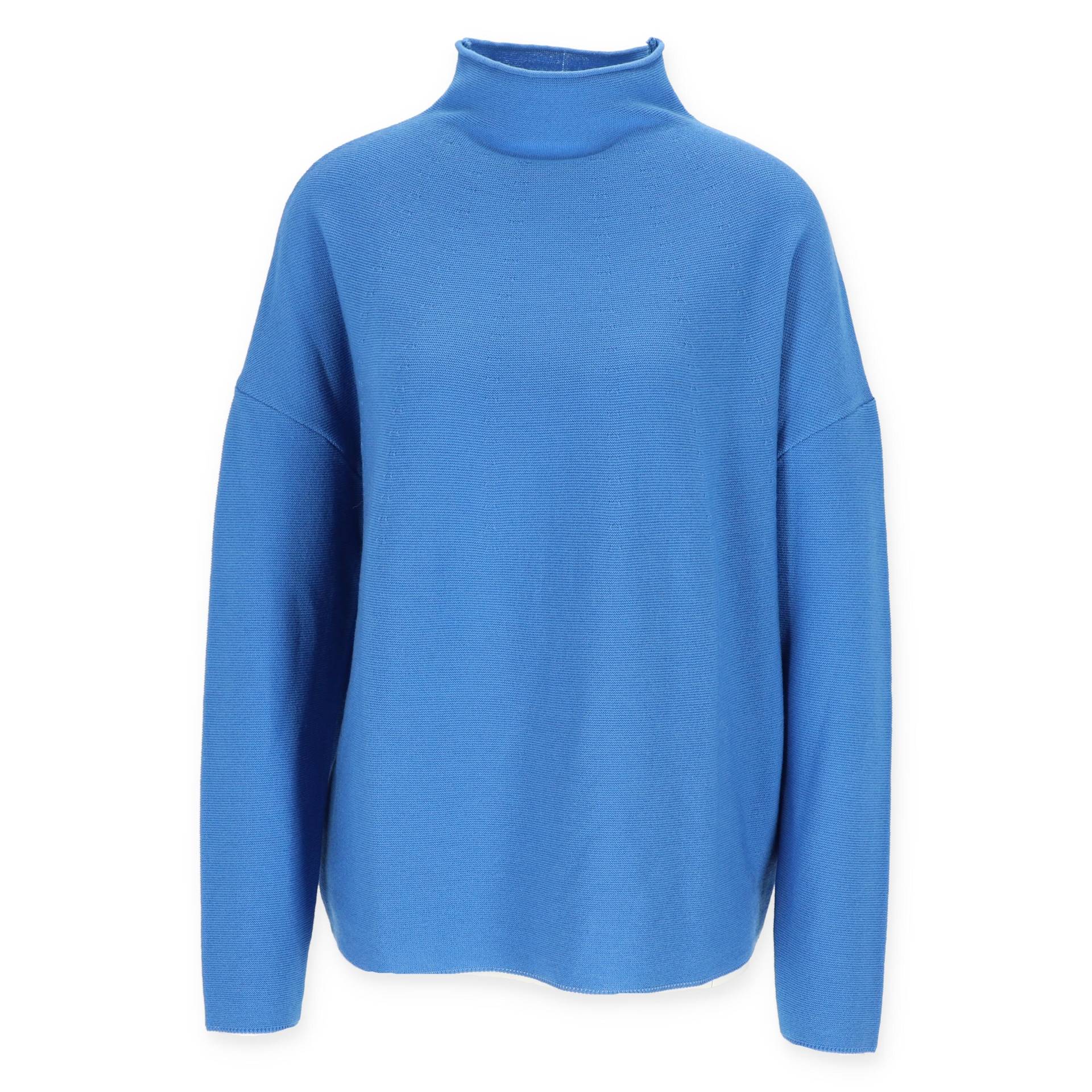 Halsüberkopf Accessoires - Pullover Merino Turtle blau - Gr. - s von Halsüberkopf Accessoires