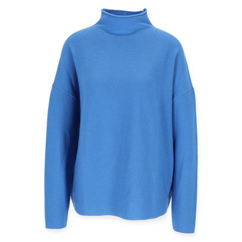 Halsüberkopf Accessoires - Pullover Merino Turtle blau - Gr. - xs von Halsüberkopf Accessoires