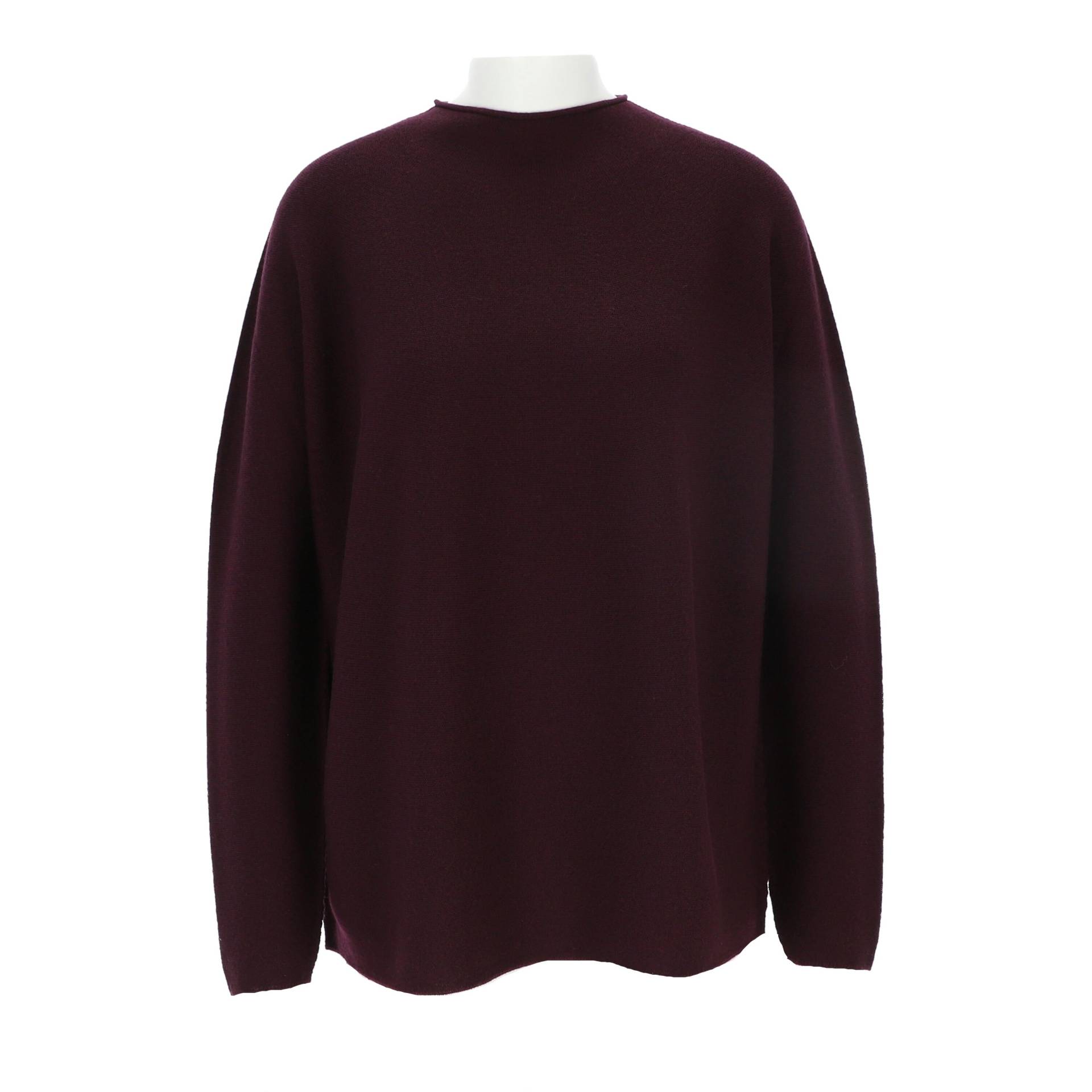 Halsüberkopf Accessoires - Pullover Merino Turtle bordeau - Gr. - m von Halsüberkopf Accessoires