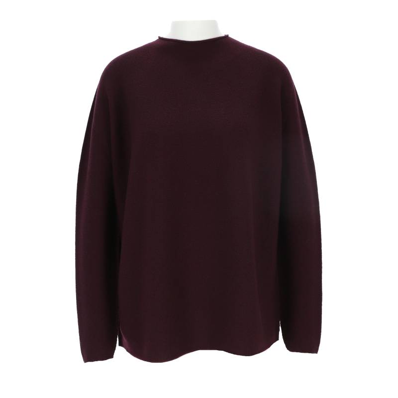 Halsüberkopf Accessoires - Pullover Merino Turtle bordeau - Gr. - s von Halsüberkopf Accessoires