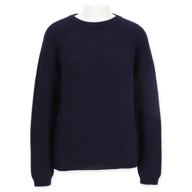 Halsüberkopf Accessoires - Pullover Rundhals feine Rippe marine - Gr. - xl von Halsüberkopf Accessoires