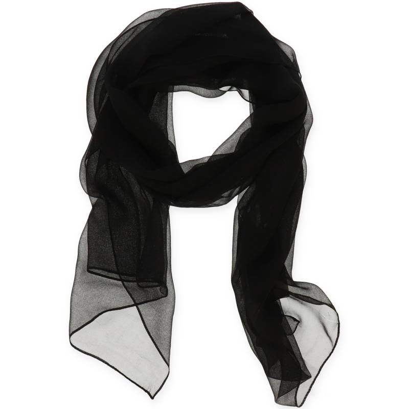Halsüberkopf Accessoires - Schal Chiffon uni 50x160cm schwarz - Gr. - OS von Halsüberkopf Accessoires