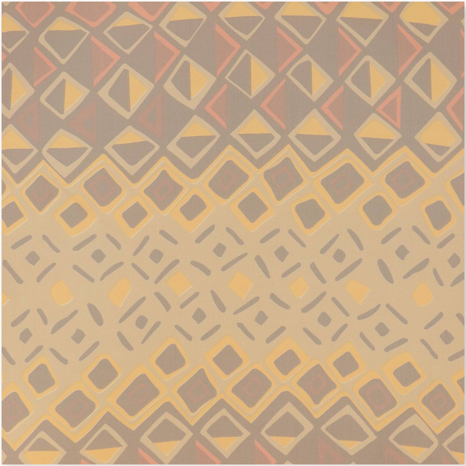 Halsüberkopf Accessoires - Schal Graphic Dessin 50 x 160 cognac - Gr. - OS von Halsüberkopf Accessoires