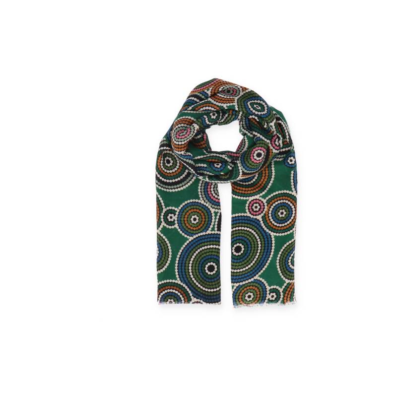 Halsüberkopf Accessoires - Schal Mandala 90x180 grün - Gr. - OS von Halsüberkopf Accessoires