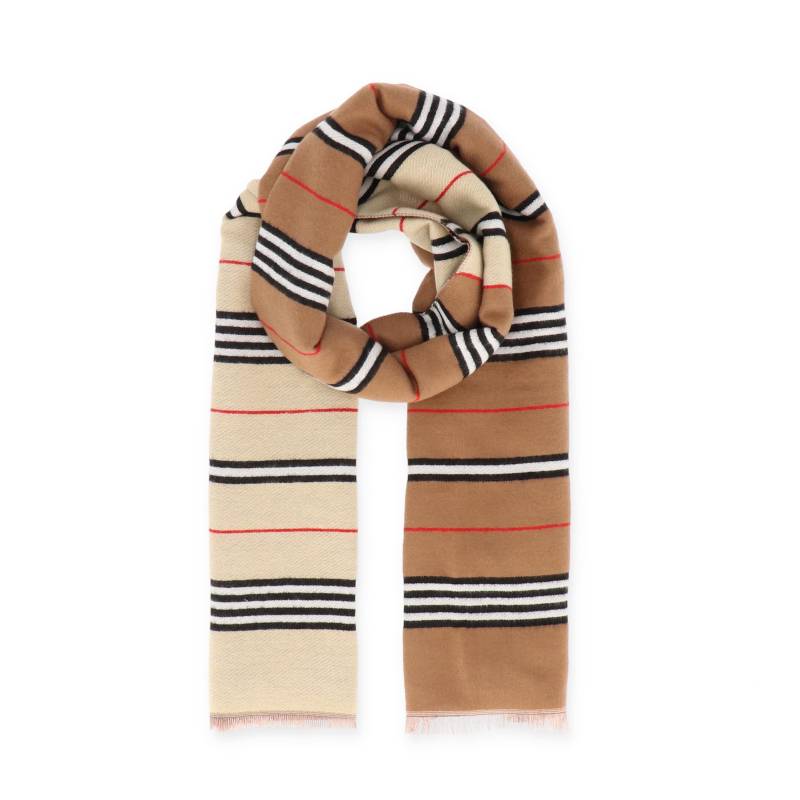 Halsüberkopf Accessoires - Schal Stripe 70x185 beige - Gr. - OS von Halsüberkopf Accessoires