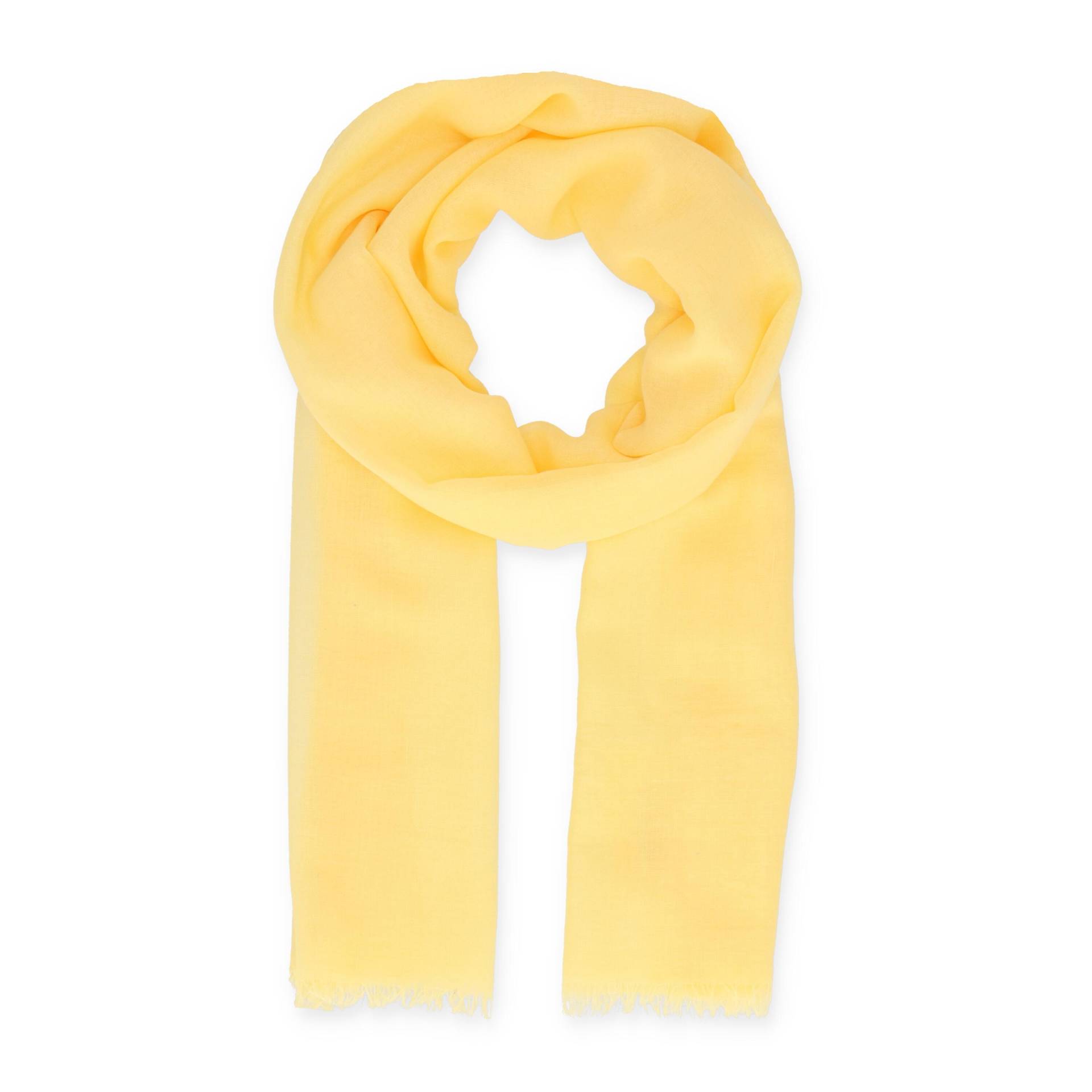 Halsüberkopf Accessoires - Schal uni 70x180cm gelb - Gr. - OS von Halsüberkopf Accessoires