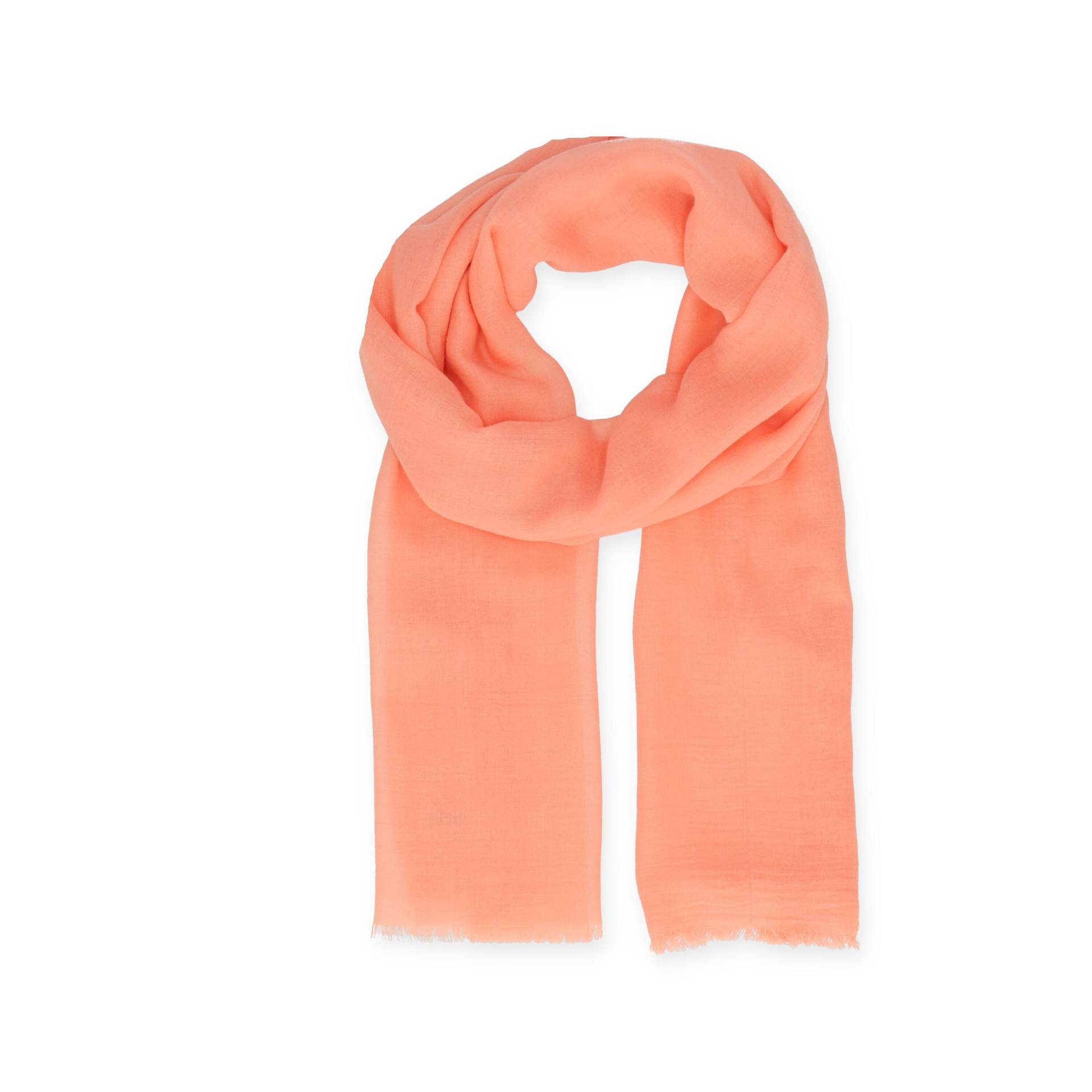 Halsüberkopf Accessoires - Schal uni 70x180cm koralle - Gr. - OS von Halsüberkopf Accessoires