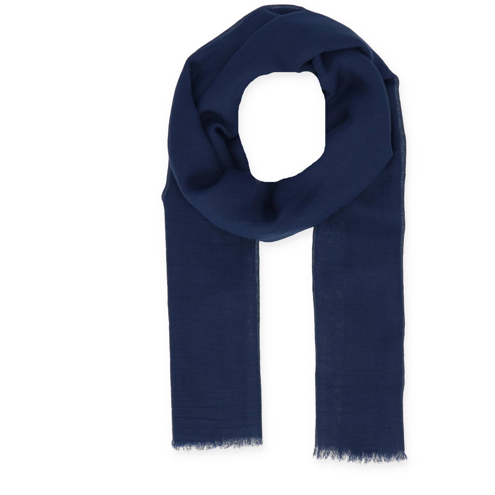 Halsüberkopf Accessoires - Schal uni 70x180cm marine - Gr. - OS von Halsüberkopf Accessoires