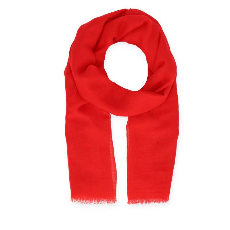Halsüberkopf Accessoires - Schal uni 70x180cm rot - Gr. - OS von Halsüberkopf Accessoires