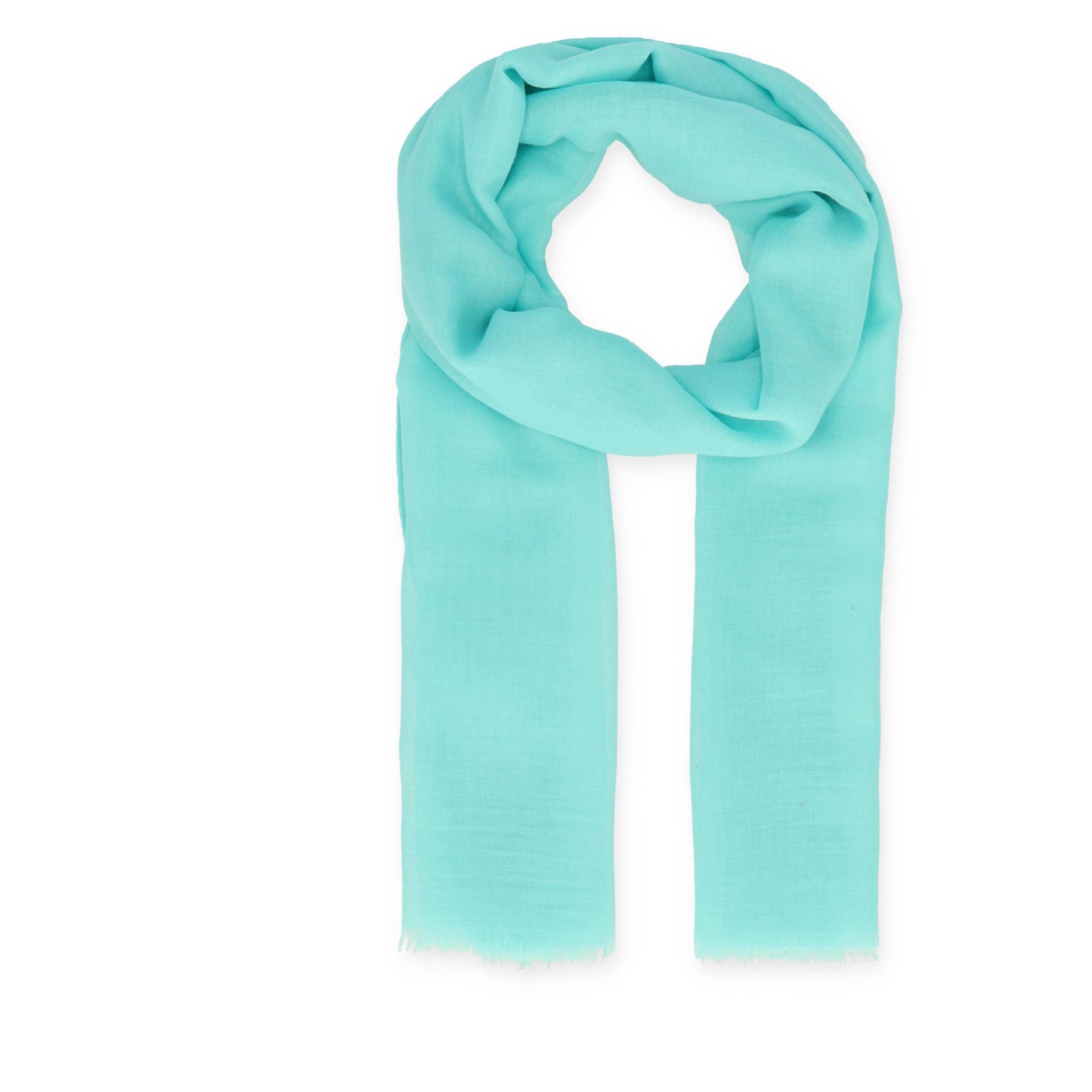 Halsüberkopf Accessoires - Schal uni 70x180cm türkis - Gr. - OS von Halsüberkopf Accessoires