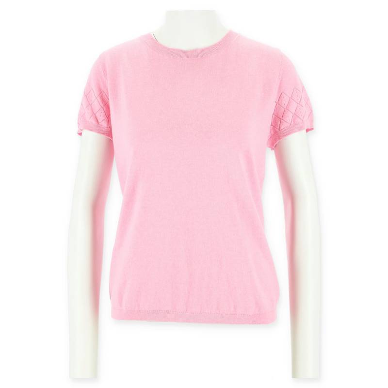 Halsüberkopf Accessoires - Shirt 1/4 Arm Ajour rosé - Gr. - xl von Halsüberkopf Accessoires