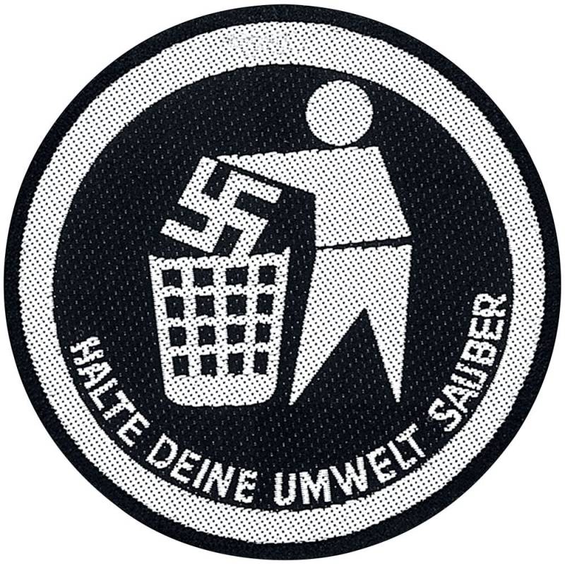 Halte deine Umwelt sauber  Patch multicolor von Halte deine Umwelt sauber