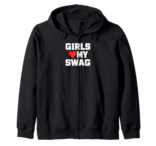 Girls Lieben Mein Swag Lustiger Urban Street Style Kapuzenjacke Girls Lieben Mein Swag Lustiger Urban Street Style Kapuzenjacke von Haltung Selbstbewusstsein Humor Teenager Stil