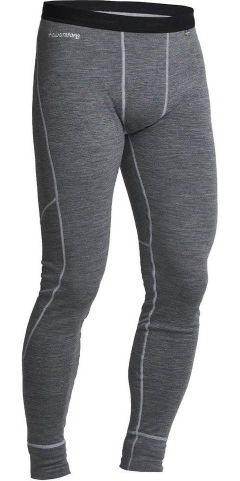 Halvarssons Funktionsunterhemd Warm Wool Longs Grey von Halvarssons