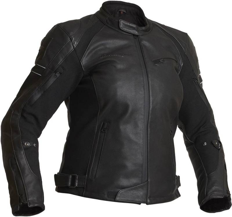 Halvarssons Motorradjacke Leather Jacket Risberg Woman Black von Halvarssons