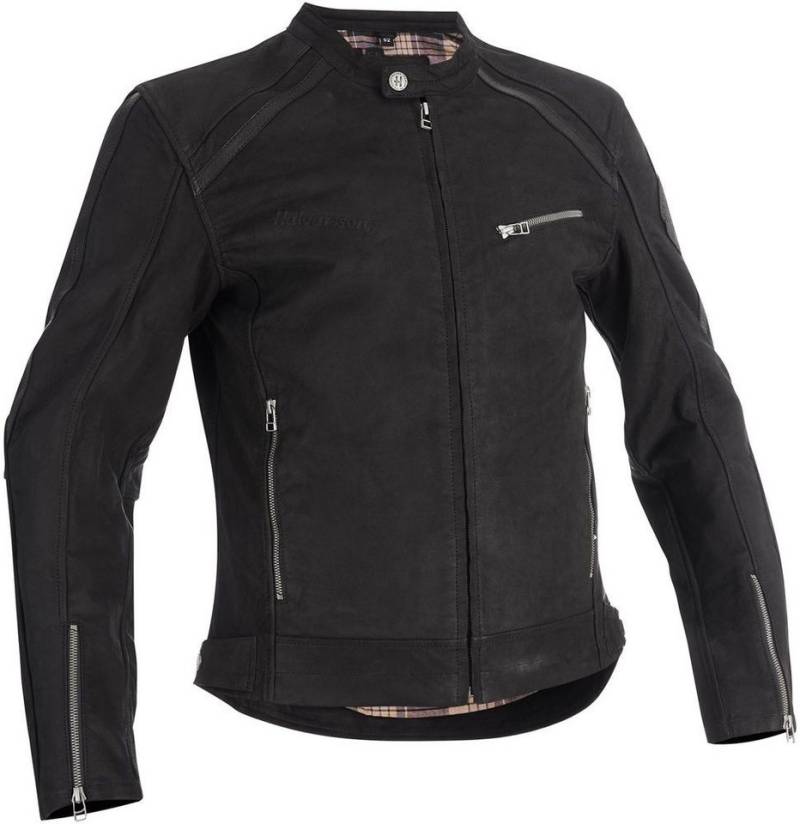 Halvarssons Motorradjacke Leather Jacket Sandtorp Black von Halvarssons
