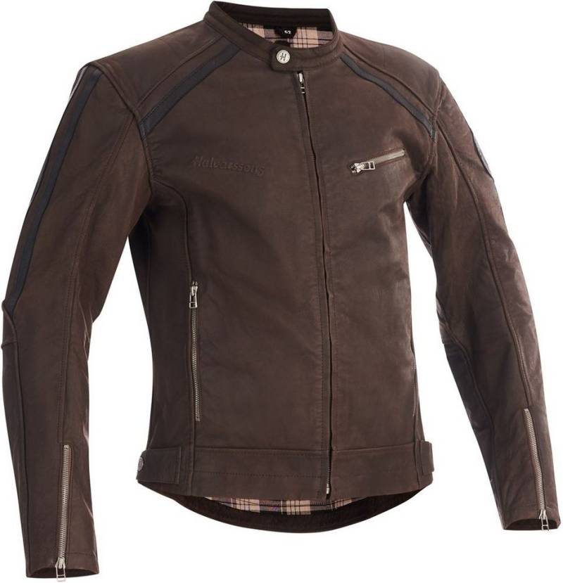 Halvarssons Motorradjacke Leather Jacket Sandtorp Brown von Halvarssons