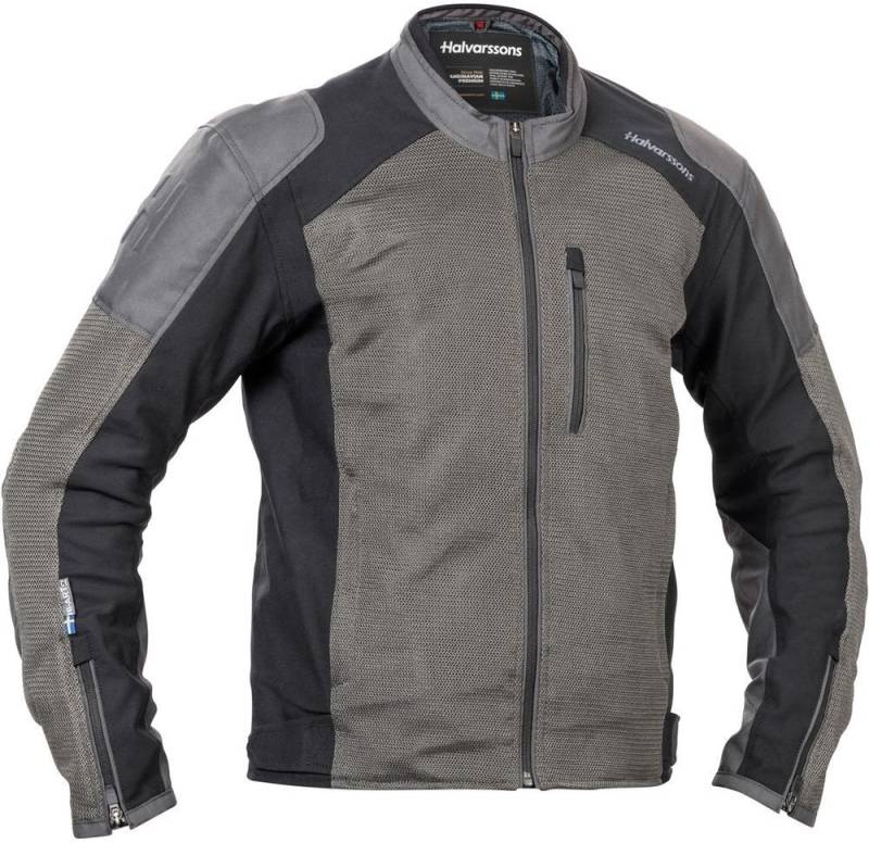 Halvarssons Motorradjacke Textile Jacket Arvika Black/Grey von Halvarssons