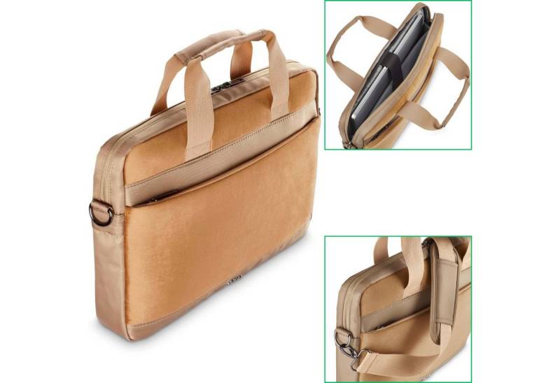 Hama Laptoptasche Notebook-Tasche Schutz-Hülle 15,6" - 16,2" Velvet (Notebook-Tasche), Business Cover Laptop-Case Bag für 15" 15,6" 16" 16,1" 16,2" Zoll von Hama