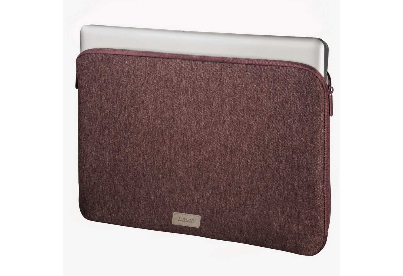 Hama Laptoptasche Notebook-Tasche Schutz-Hülle Jersey 14 Rot, Sleeve Cover Laptop passend für 14" 14,1" 14,2" 14,4" 14,6" 14,9" Zoll" von Hama