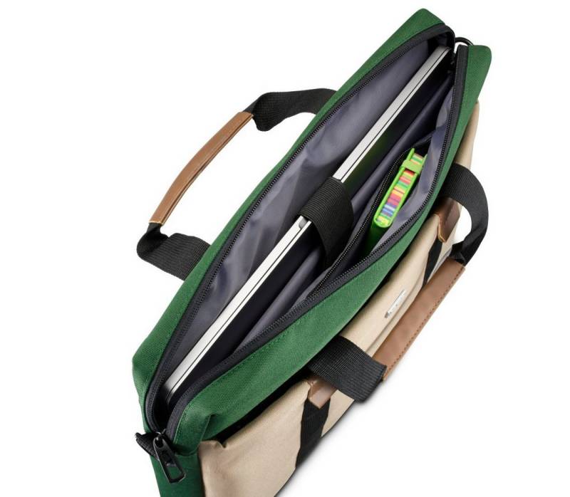 Hama Laptoptasche Notebooktasche für 34-36 cm (13,3 -14,1 Zoll), Trolleyband, Polyester, Laptopfach, Vordertasche Organizerstruktur von Hama