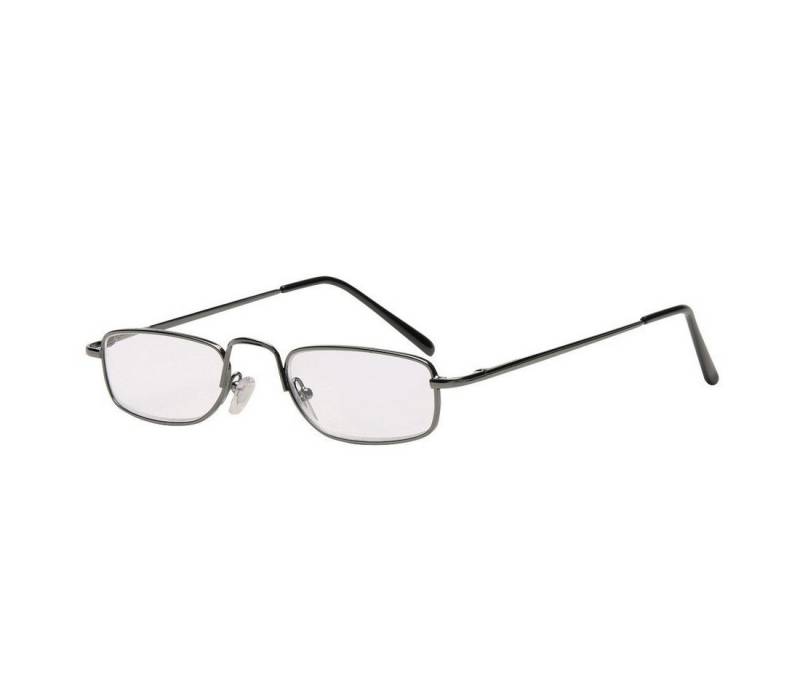 Hama Lesebrille "HAMA Lesehilfe Metall Gun +2,0 dpt 00096255 - Für unterwegs Damen von Hama