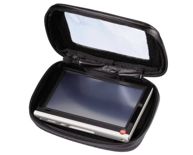 Hama Navigationstasche Navi-Tasche 5" Hard-Case Bike Motorrad Universal, 5 Zoll GPS Navigation für Falk TomTom Garmin Mio Becker Falk etc von Hama