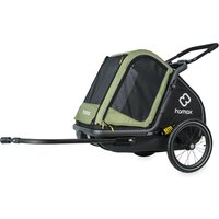 hamax Hundefahrradanhänger Pluto M green/black von Hamax