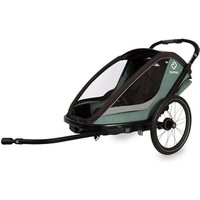 hamax Kinderfahrradanhänger Cocoon ONE Einsitzer green/black von Hamax