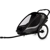 hamax Kinderfahrradanhänger Cocoon ONE Einsitzer grey/black von Hamax