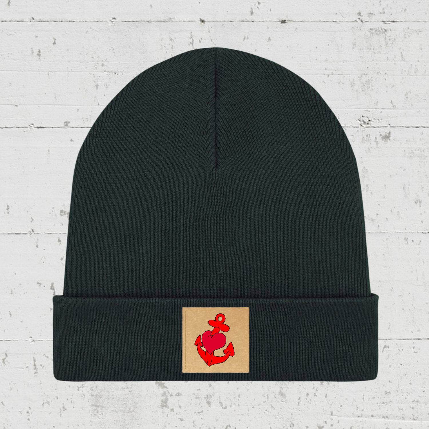 Anker Herz | Bio Rib Beanie Unisex - Organic. Vegan. Fair. Beanie, Hafen Fisherman Anchor Beanie. Anker Anker Herz | Bio Rib Beanie Unisex - Organic. Vegan. Fair. Beanie, Hafen Fisherman Anchor Beanie. Anker von HamburgLaPlaya