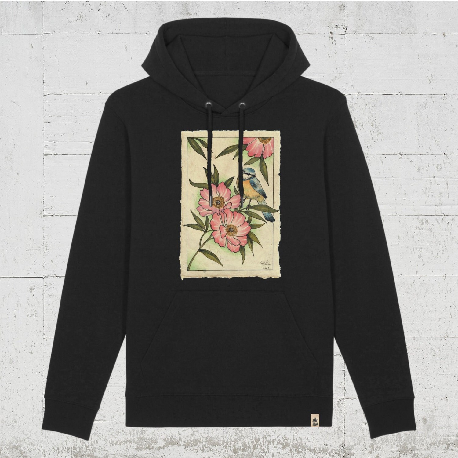 Blaumeise | Hlp Artists Tattoo-Art Unisex Hoodie Von Cutekarin - Cubano Ink Munich Organic Vegan Fairwear Blaumeise | Hlp Artists Tattoo-Art Unisex Hoodie Von Cutekarin - Cubano Ink Munich Organic Vegan Fairwear von HamburgLaPlaya