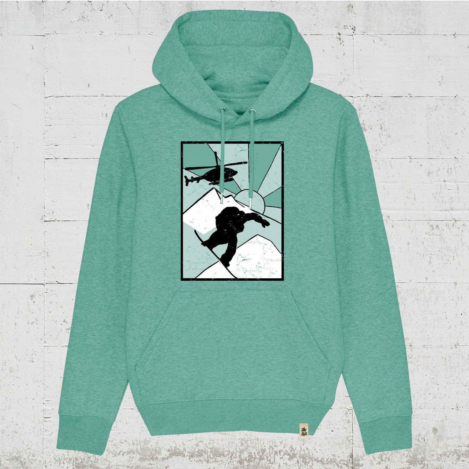 Hlp Heliboarder | Hoodie Unisex - Organic Fairwear Vegan Hlp Heliboarder | Hoodie Unisex - Organic Fairwear Vegan von HamburgLaPlaya