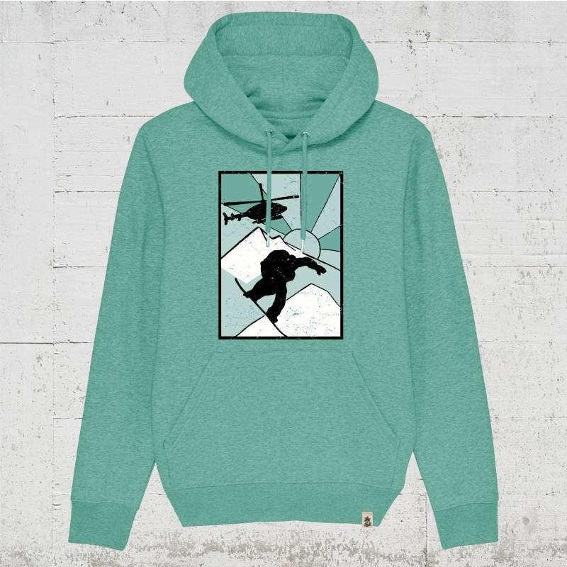 Hlp Heliboarder | Hoodie Unisex - Organic Fairwear Vegan Hlp Heliboarder | Hoodie Unisex - Organic Fairwear Vegan von HamburgLaPlaya