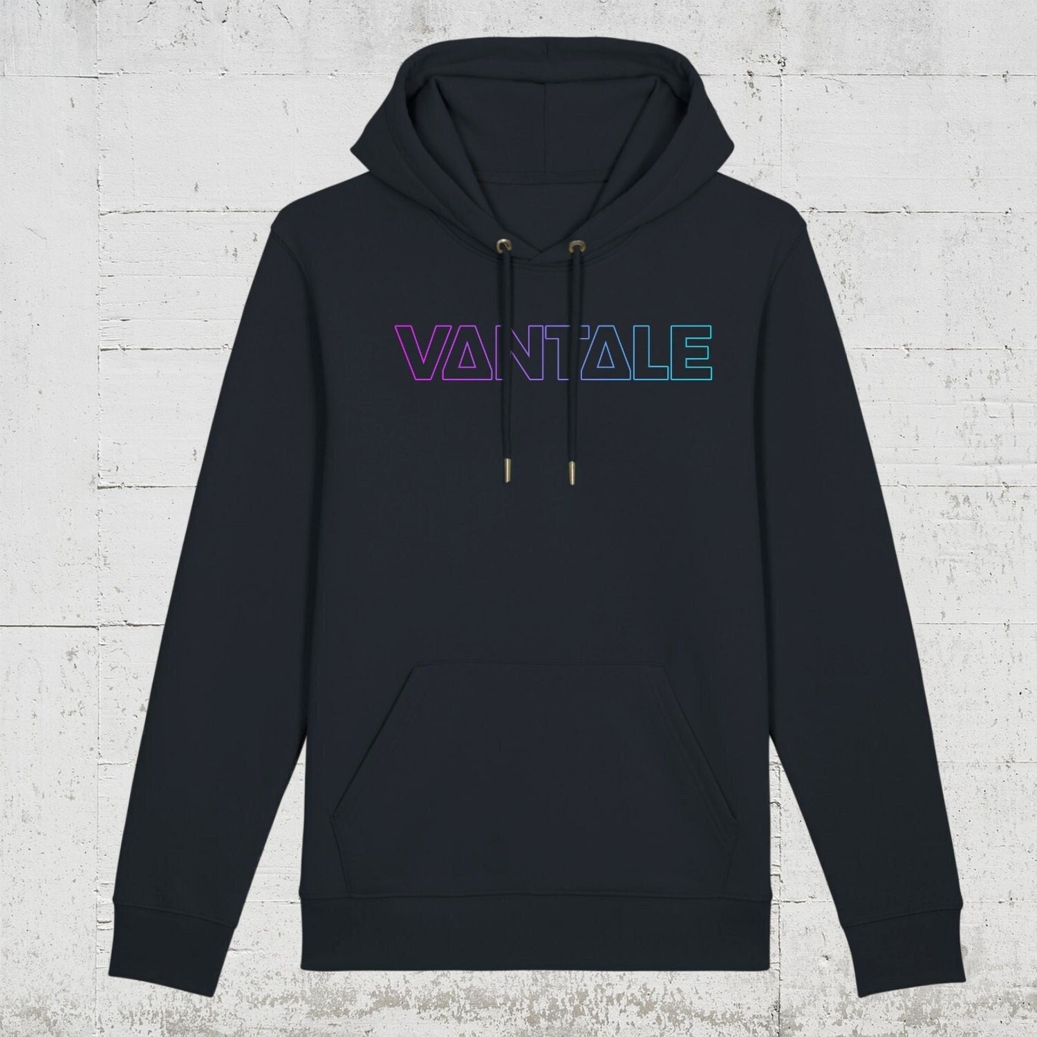 Hoodie Unisex | Vantale Big Logo Gradient - Organic Vegan Fairwear Hoodie Unisex | Vantale Big Logo Gradient - Organic Vegan Fairwear von HamburgLaPlaya