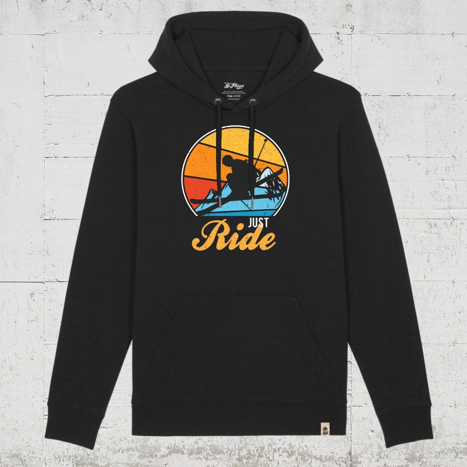 Just Ride - Ski Edition | Bio Hoodie Unisex Organic. Recycelt. Vegan. Fair Just Ride - Ski Edition | Bio Hoodie Unisex Organic. Recycelt. Vegan. Fair von HamburgLaPlaya