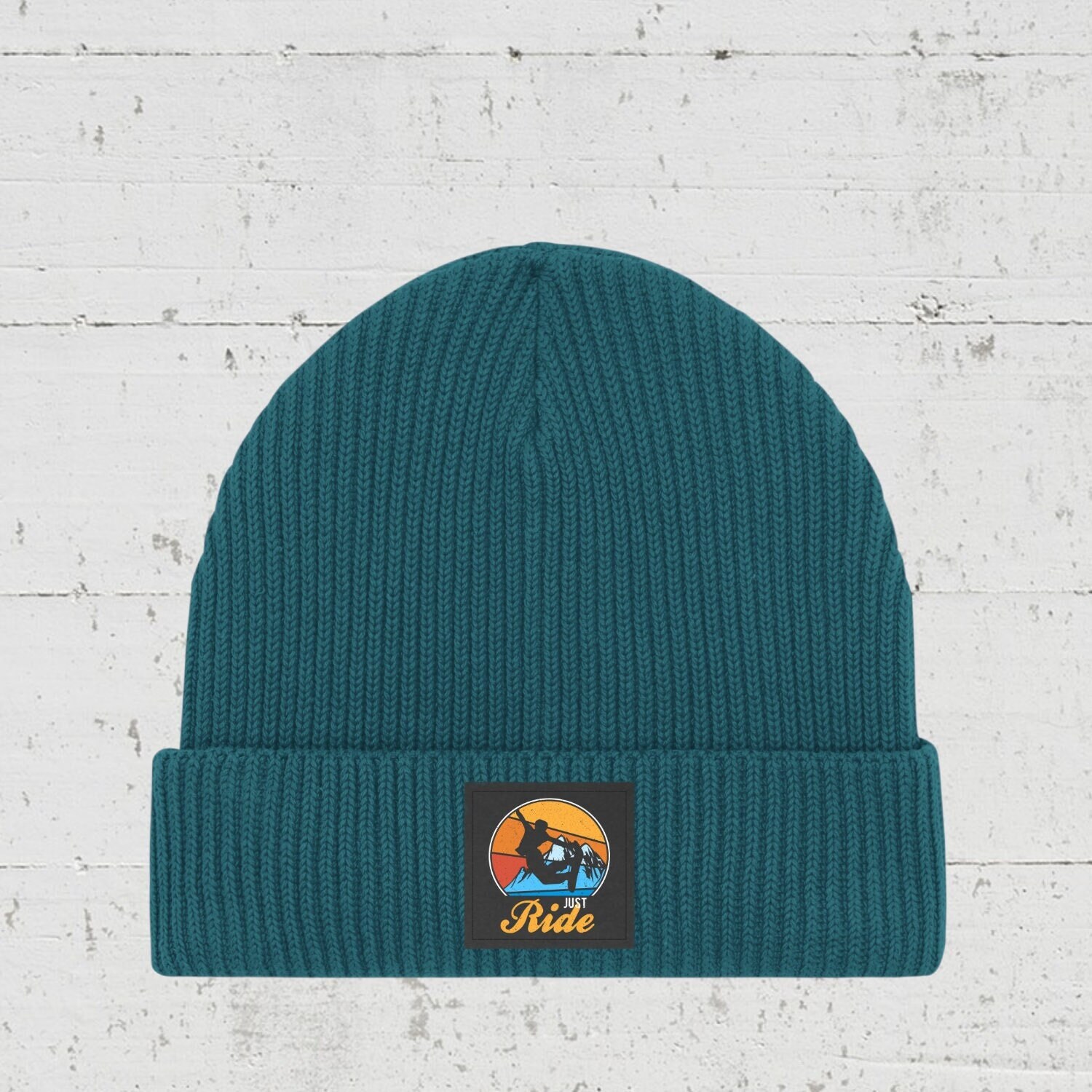 Just Ride - Snowboard Edition | Bio Fisherman Beanie Unisex von HamburgLaPlaya