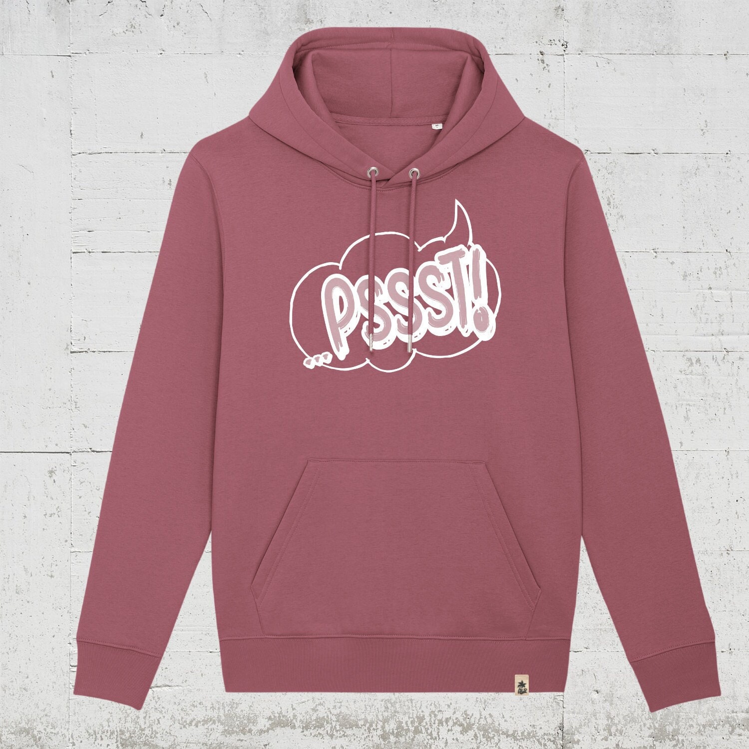 Pssst | Bio Hoodie Unisex - Organic. Recycelt. Vegan. Fairwear. Comic Style, Sprechblase, Pssst Hoodie, Lieblingshoodie Unisex, Lettering Pssst | Bio Hoodie Unisex - Organic. Recycelt. Vegan. Fairwear. Comic Style, Sprechblase, Pssst Hoodie, Lieblingshoodie Unisex, Lettering von HamburgLaPlaya