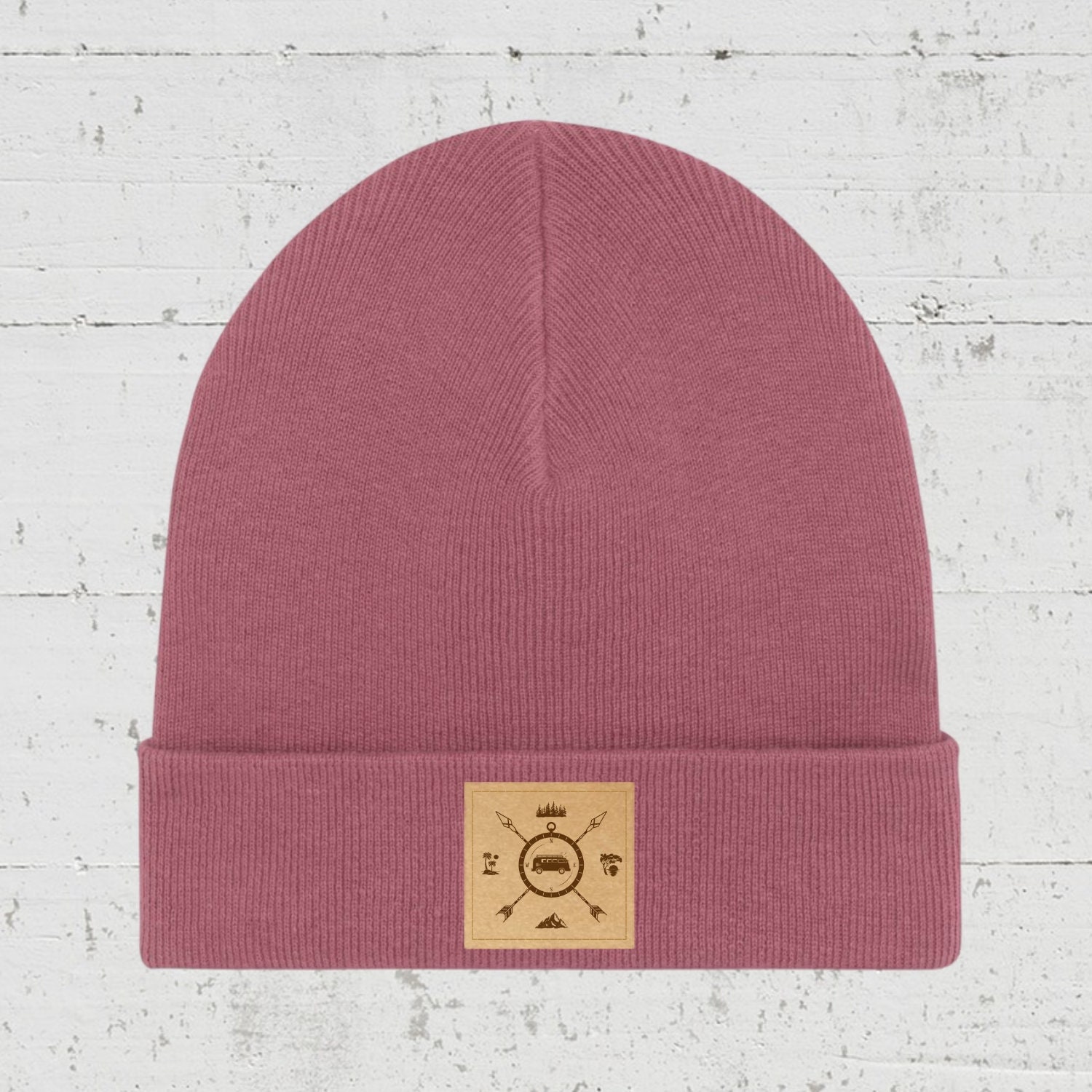 Van On Tour | Rib Beanie Unisex - Organic Fairwear Vegan Van On Tour | Rib Beanie Unisex - Organic Fairwear Vegan von HamburgLaPlaya