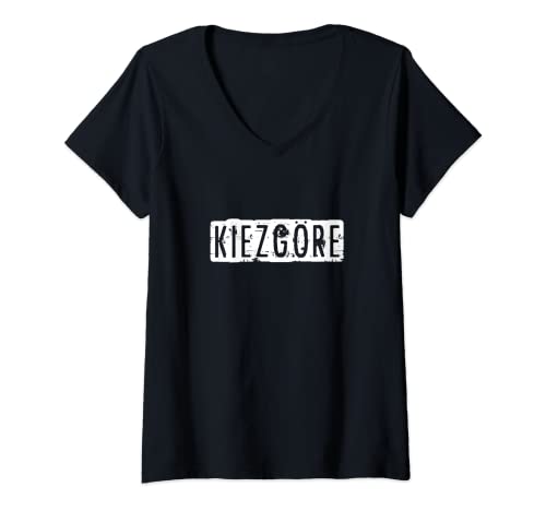 Damen Kiezgöre Kiez Göre Hamburg St. Pauli Paulianer T-Shirt mit V-Ausschnitt Damen Kiezgöre Kiez Göre Hamburg St. Pauli Paulianer T-Shirt mit V-Ausschnitt von Hamburger Kiez Reeperbahn Kiezgöre Outfit Shop