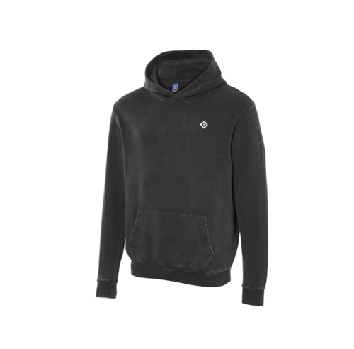 Hamburger SV HSV Kapuzenpullover Hoodie Sweatshirt ** Dean ** (DE/NL/SE/PL, Alphanumerisch, M, Regular, Regular, Grau-Schwarz) von Hamburger SV
