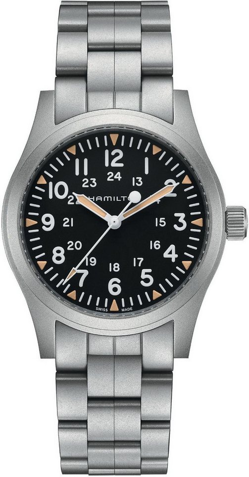 Hamilton Automatikuhr Khaki Field Herren Automatikuhr, 80h Gangreserve Hamilton Automatikuhr Khaki Field Herren Automatikuhr, 80h Gangreserve von Hamilton