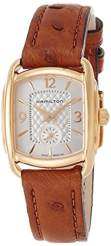 Hamilton Damen Analog Quarz Uhr mit Leder Armband H12341555 von Hamilton