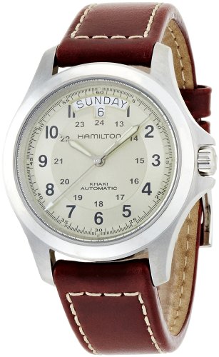 Hamilton Herren Analog Automatik Uhr mit Leder Armband H64455523 von Hamilton