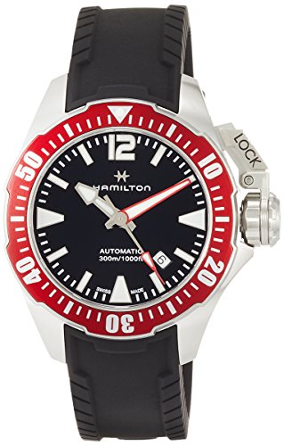 Hamilton Khaki Navy Frogman D A42-bk-r-bk H77725335 Herren Automatikuhr von Hamilton