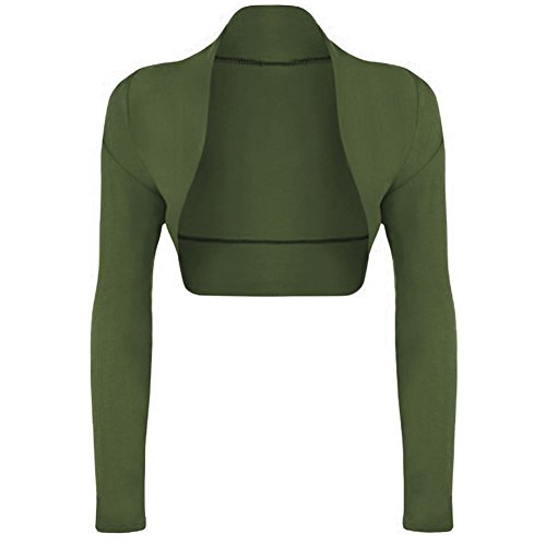 Hamishkane® Langarm Bolero Damen Festlich Offener Vorderseite Elegant Kurze Strickjacke Damen, Weich Stilvoll Bolero Für Abendkleider von Hamishkane