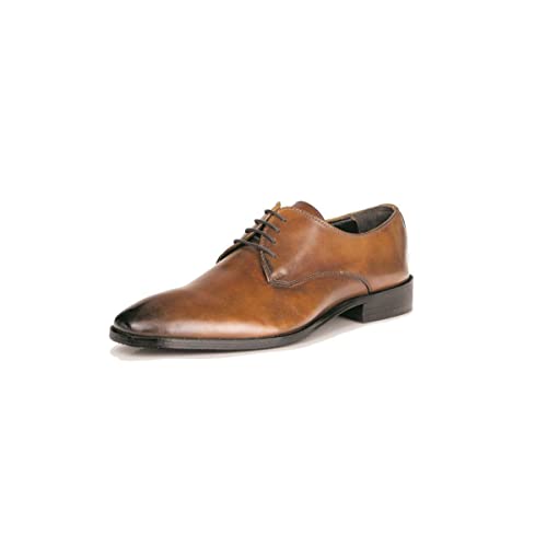 Hamlet Hanno Hellbraun antik Finish Crust Whisky Plain Derby Schnürschuh aus edlem Kalbsleder Größe 43 Hamlet Hanno Hellbraun antik Finish Crust Whisky Plain Derby Schnürschuh aus edlem Kalbsleder Größe 43 von Hamlet