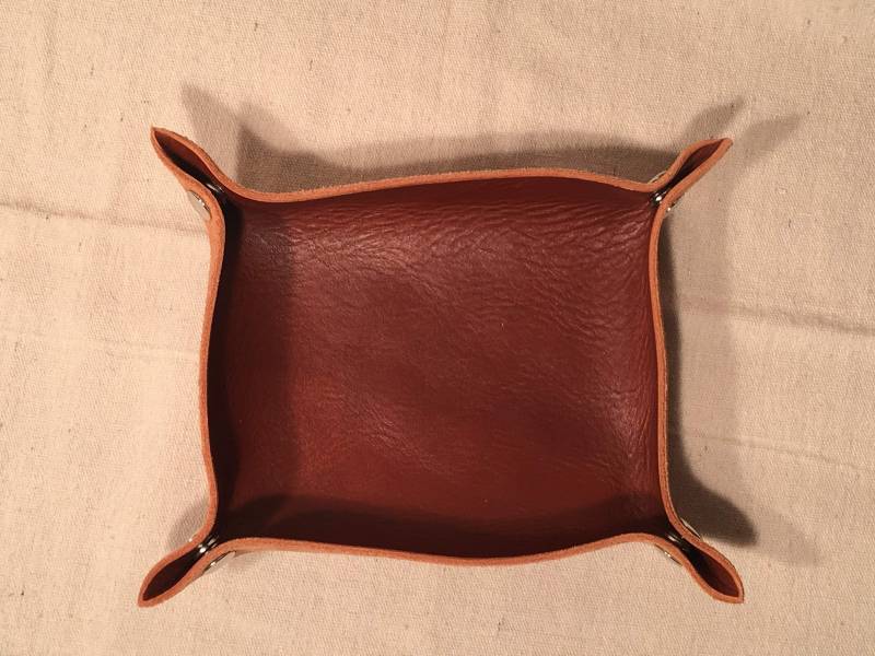 Reisen Leder Valet Tablett/Catch-All Reisen Leder Valet Tablett/Catch-All von HammerStoneLeatherCo