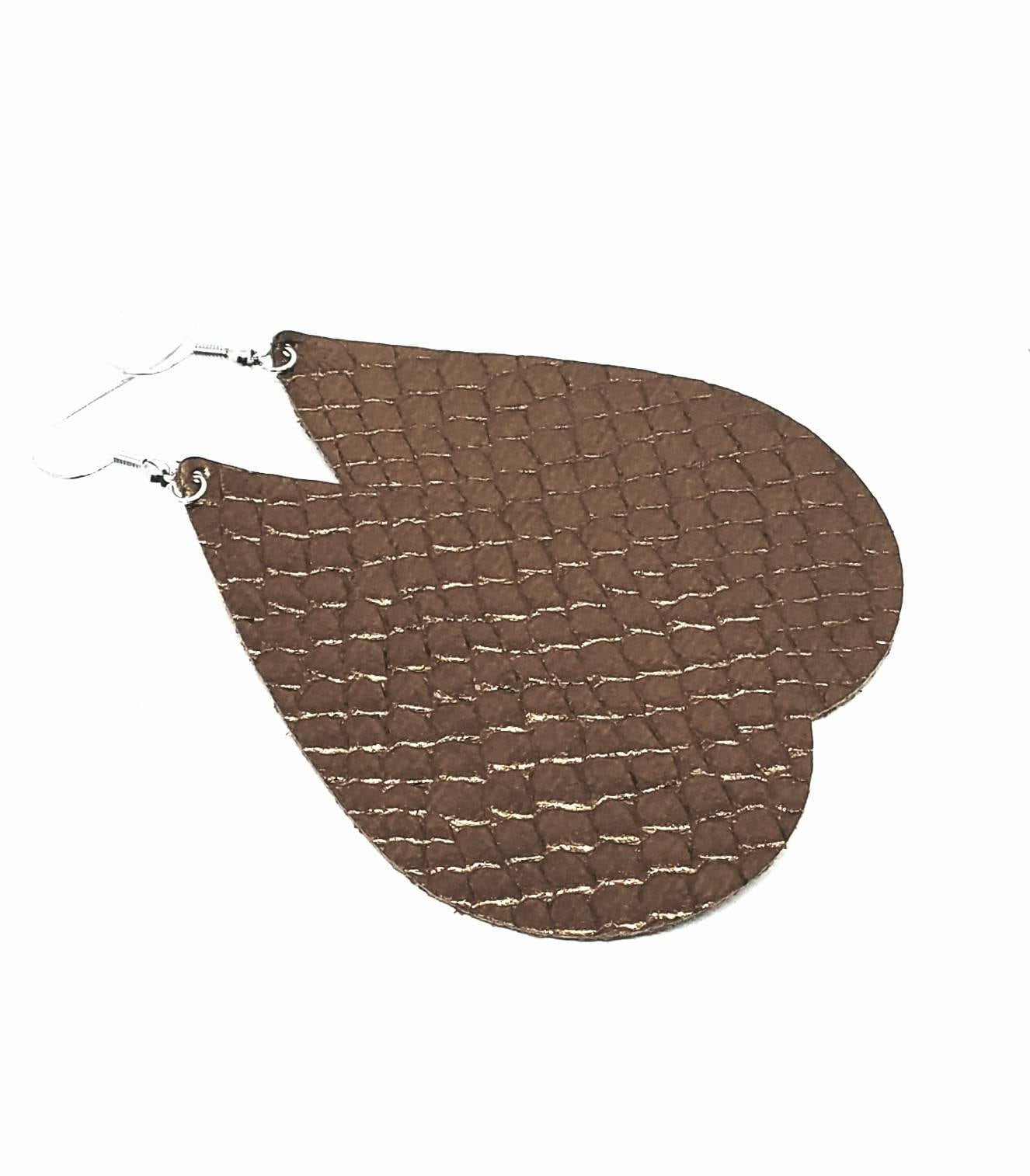 Leder Ohrringe Metallic Bronze Schlange Tropfen Handgemacht By Hammered Love Letters Leder Ohrringe Metallic Bronze Schlange Tropfen Handgemacht By Hammered Love Letters von HammeredLoveLetters
